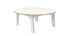 Keukenhof BSO tafel rond 120 cm wit Tangara Groothandel voor de Kinderopvang Kinderdagverblijfinrichting Tangara Groothandel voor de Kinderopvang Kinderdagverblijfinrichting